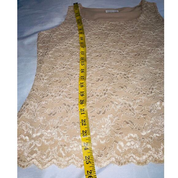 Coldwater Creek Lace Tank - Woman's‎ Size L - Style w/ Jeans or Dressed Up - Picture 6 of 8